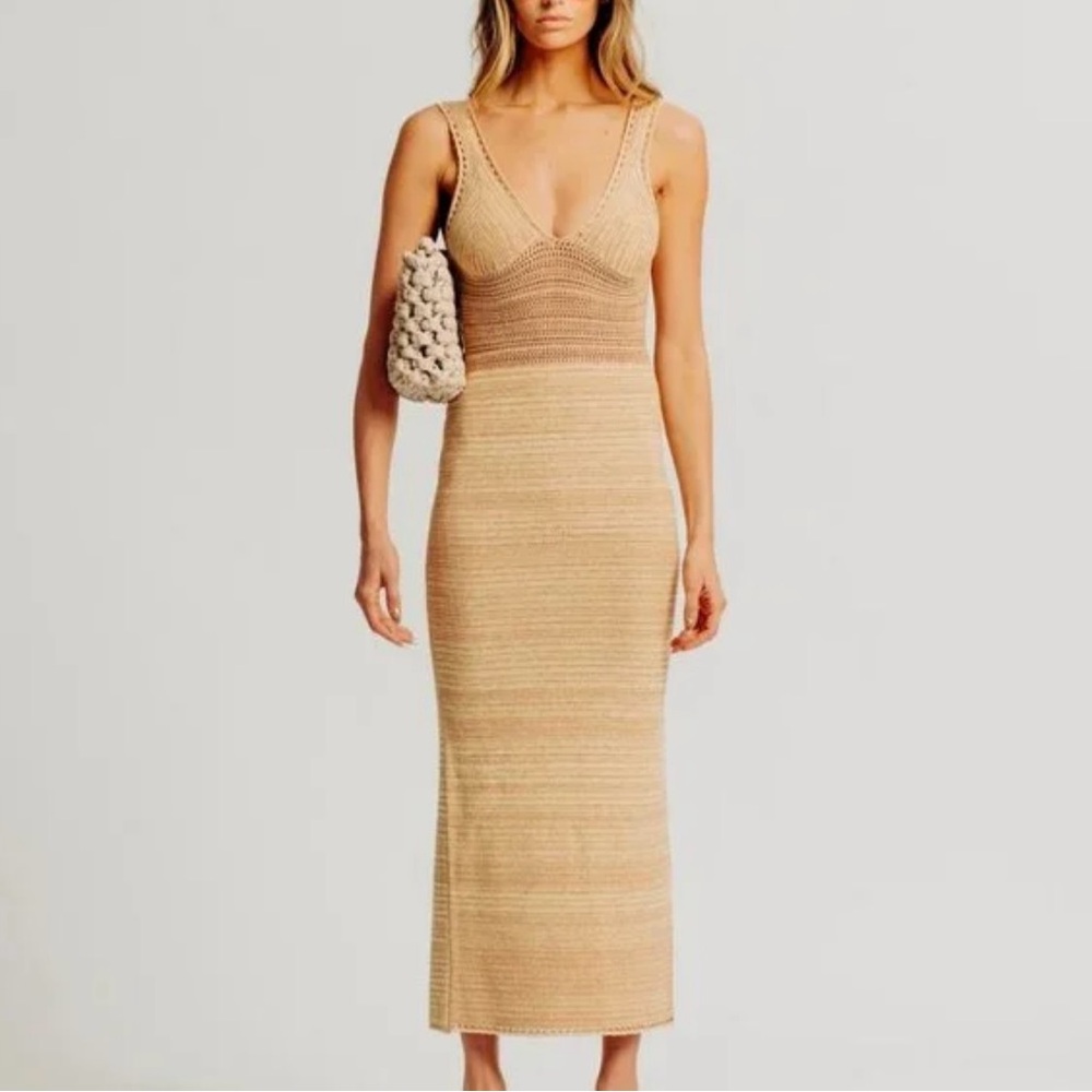 Ronny Kobo Knit dress open back